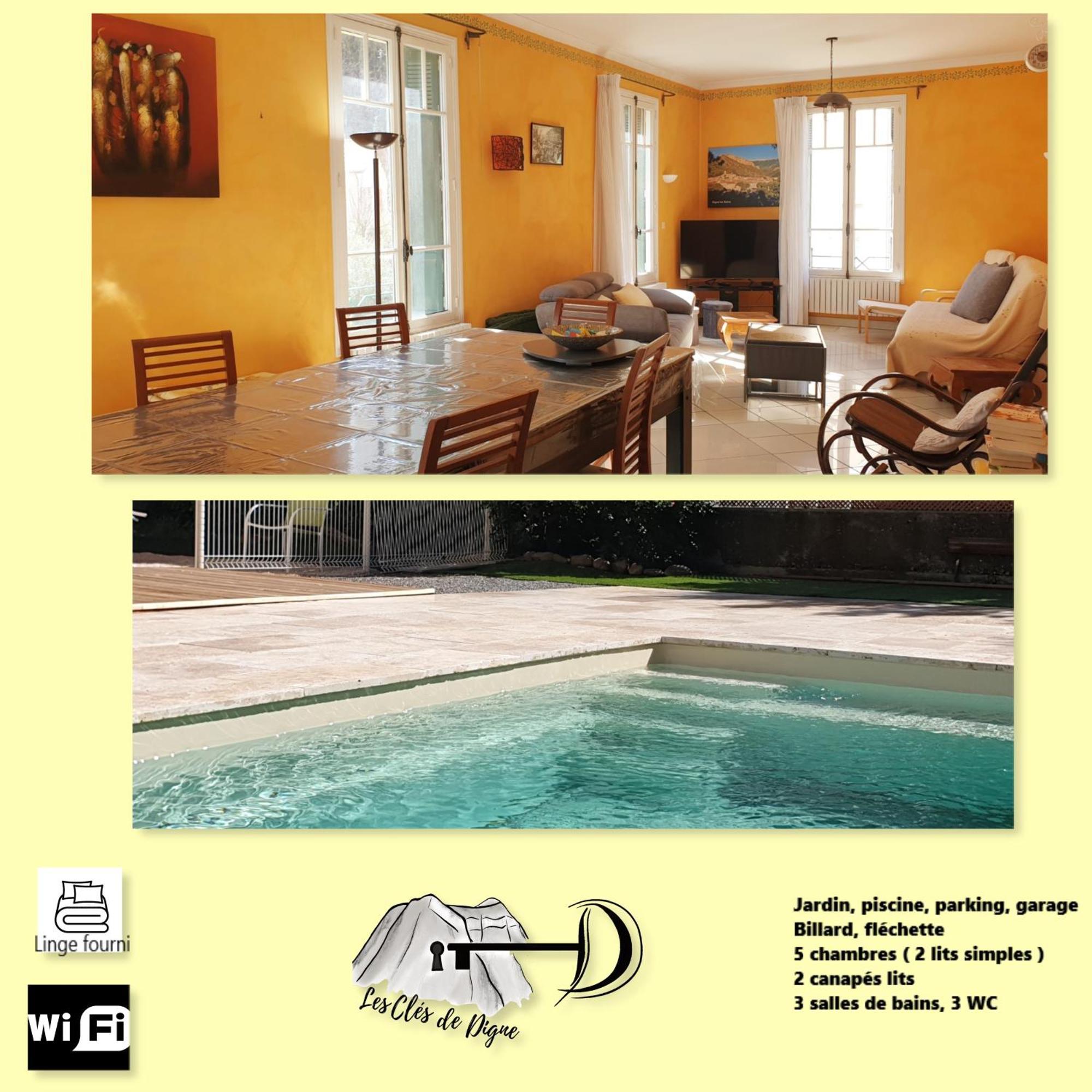 Tres Bel Appartement Avec Piscine Digne-les-Bains Luaran gambar